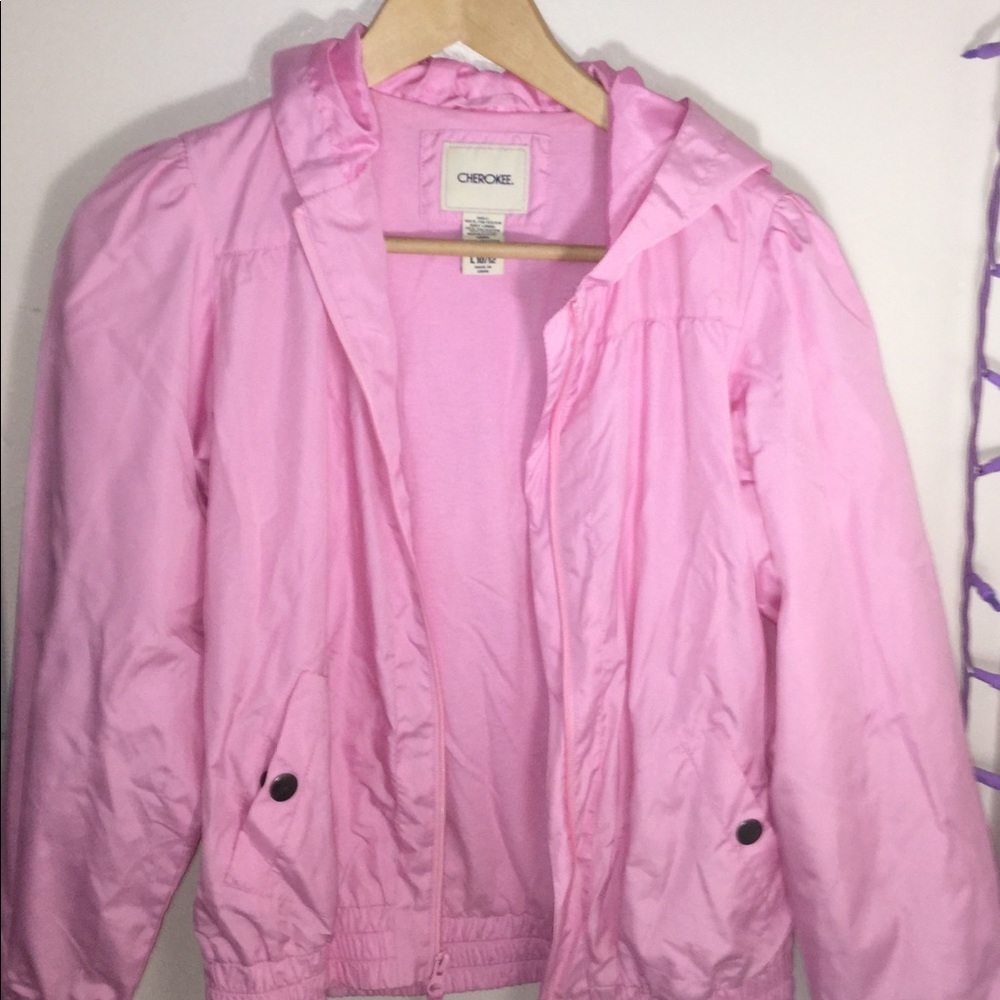 PINK RAIN COAT